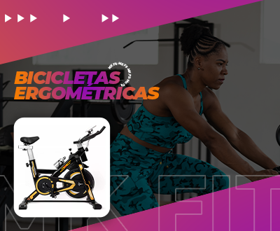 Bicicleta ergométrica da MKFIT ideal para treinos de cardio e resistência no conforto da sua casa