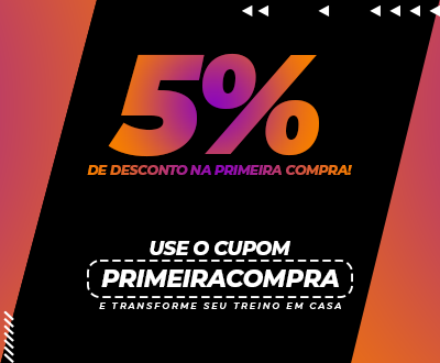 Ganhe 5% de desconto na sua primeira compra de equipamentos fitness na MKFIT