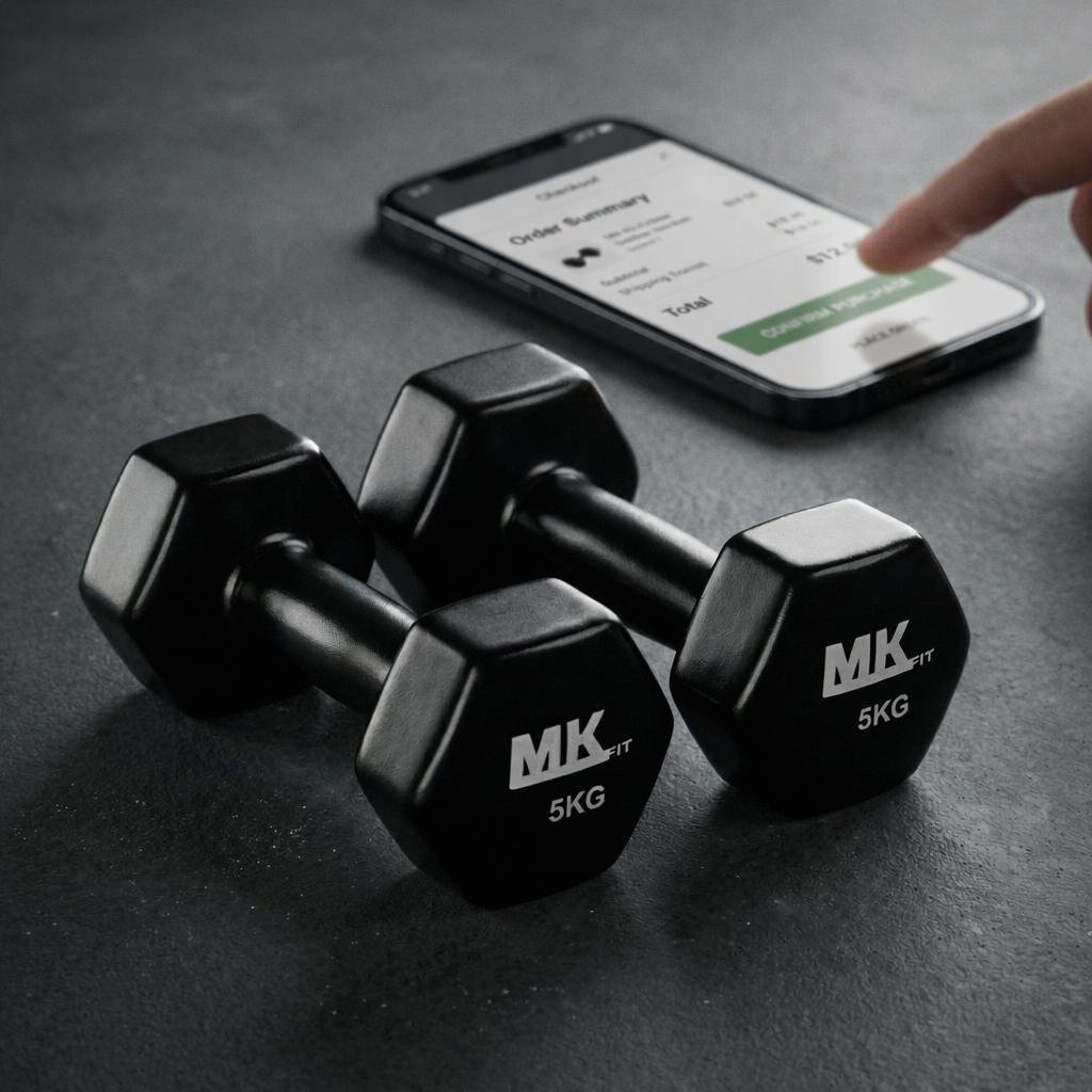 [ KIT ] 2 HALTERES 5KG